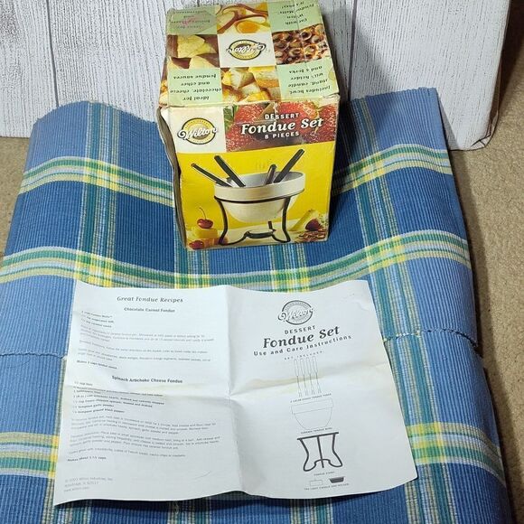 Vintage Wilton Dessert Fondue Set 8 Piece - Picture 3 of 11